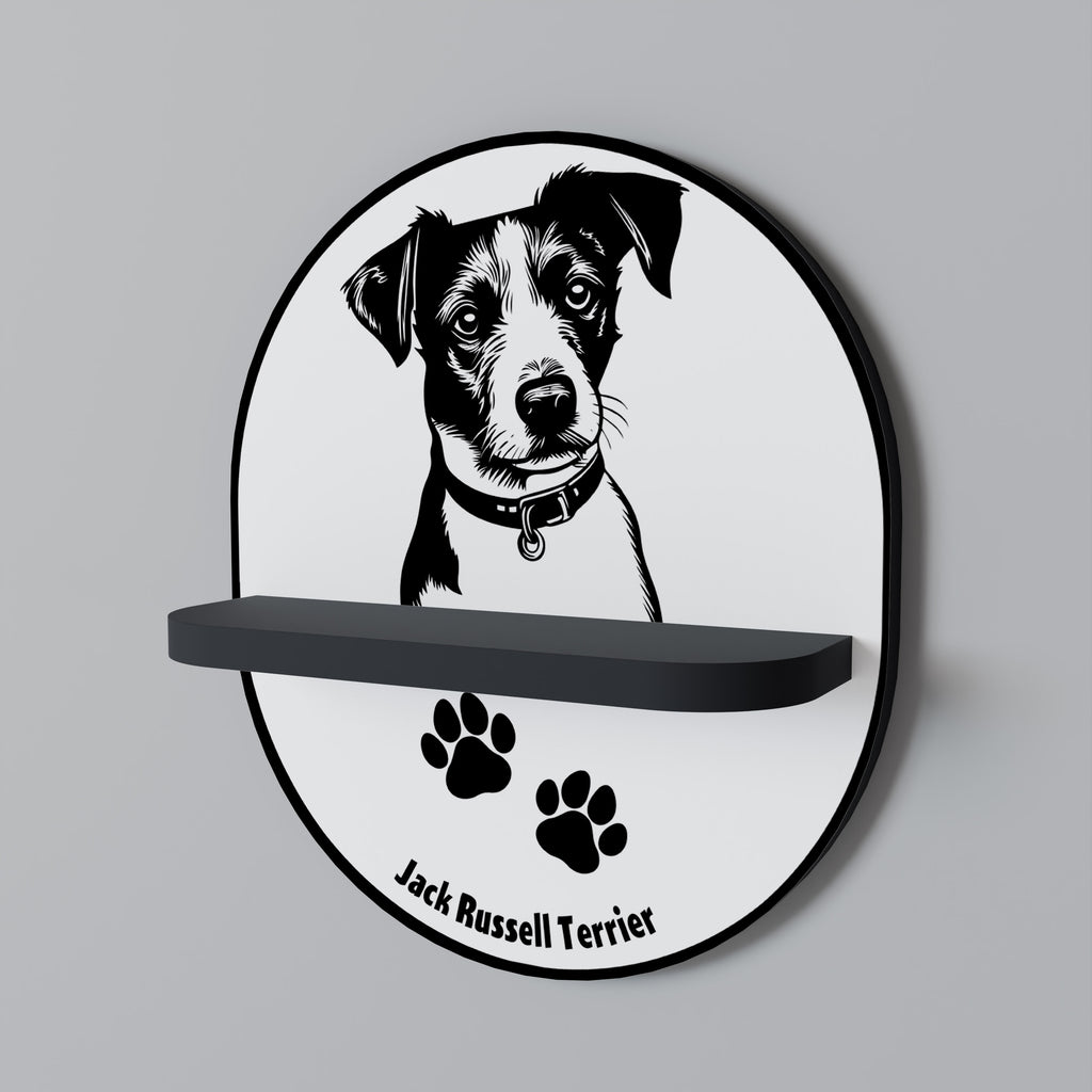 JACK RUSSEL TERRIER Decorative Art Shelf