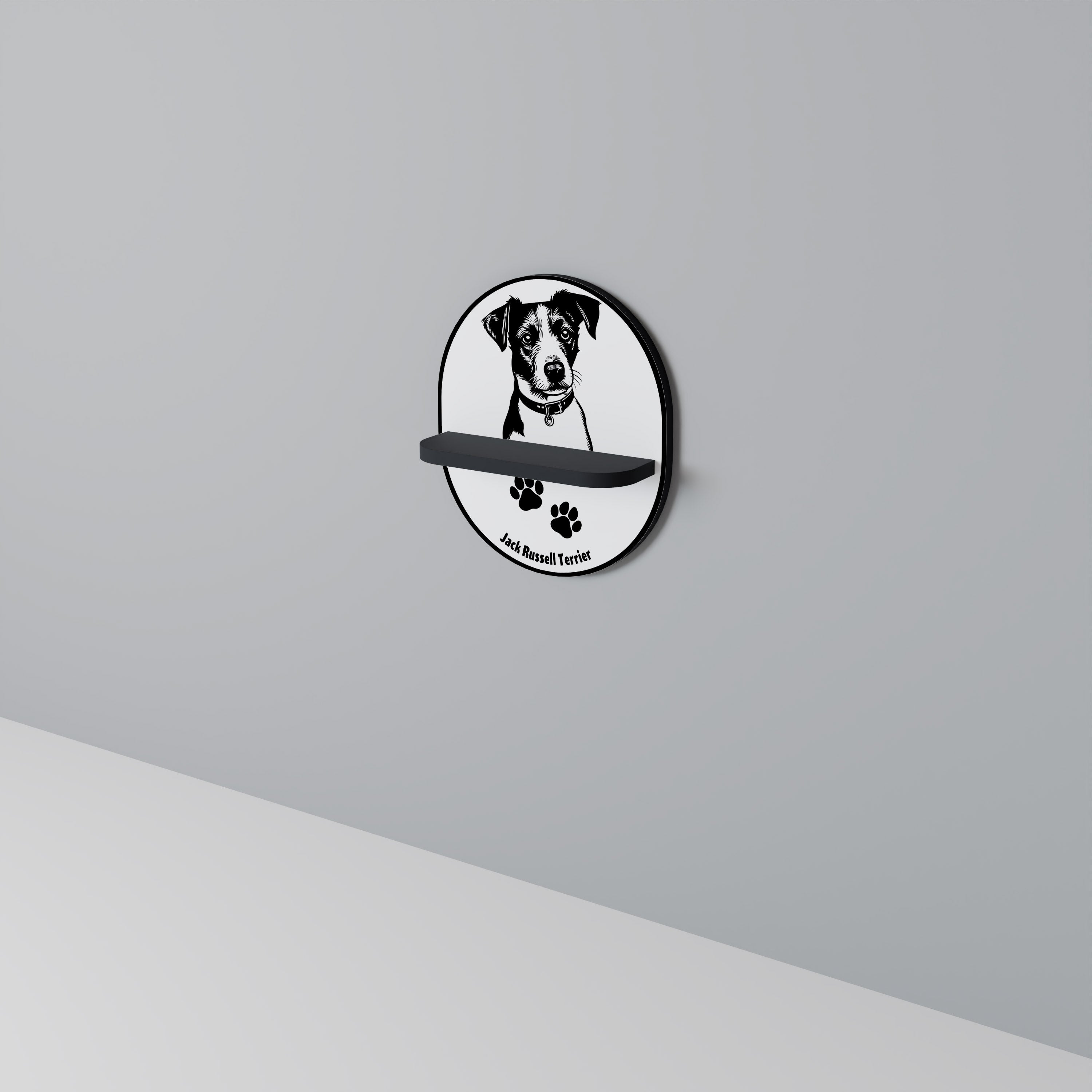 JACK RUSSEL TERRIER Art Shelf