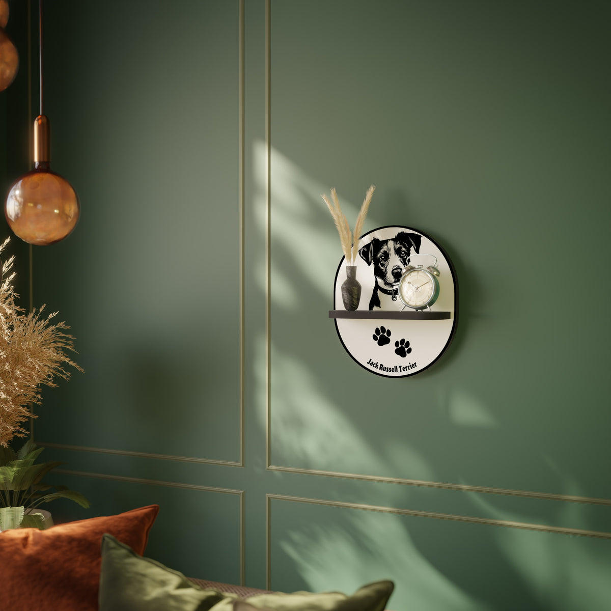 JACK RUSSEL TERRIER Prateleira Artística