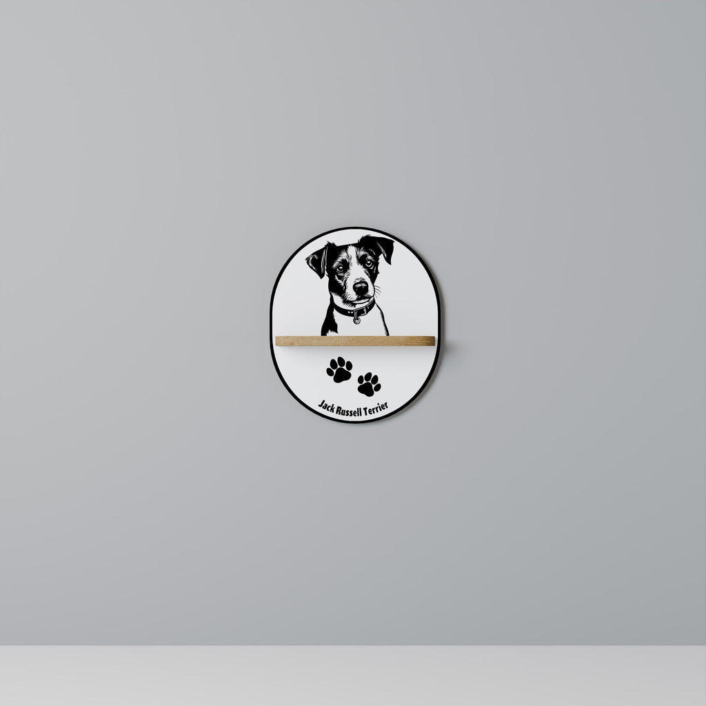 JACK RUSSEL TERRIER Decorative Art Shelf