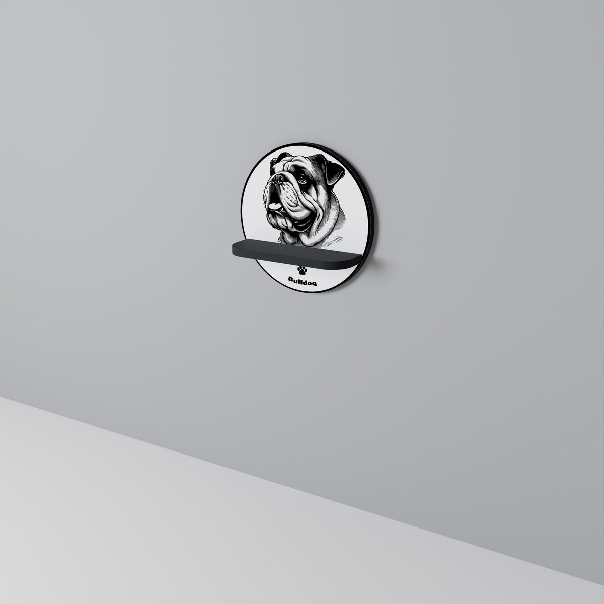 BULLDOG DOG Estante Artístico