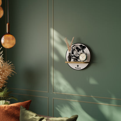 BULLDOG DOG Art Shelf