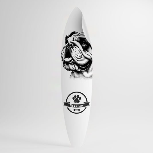 BULLDOG DOG Adesivo tavola da surf