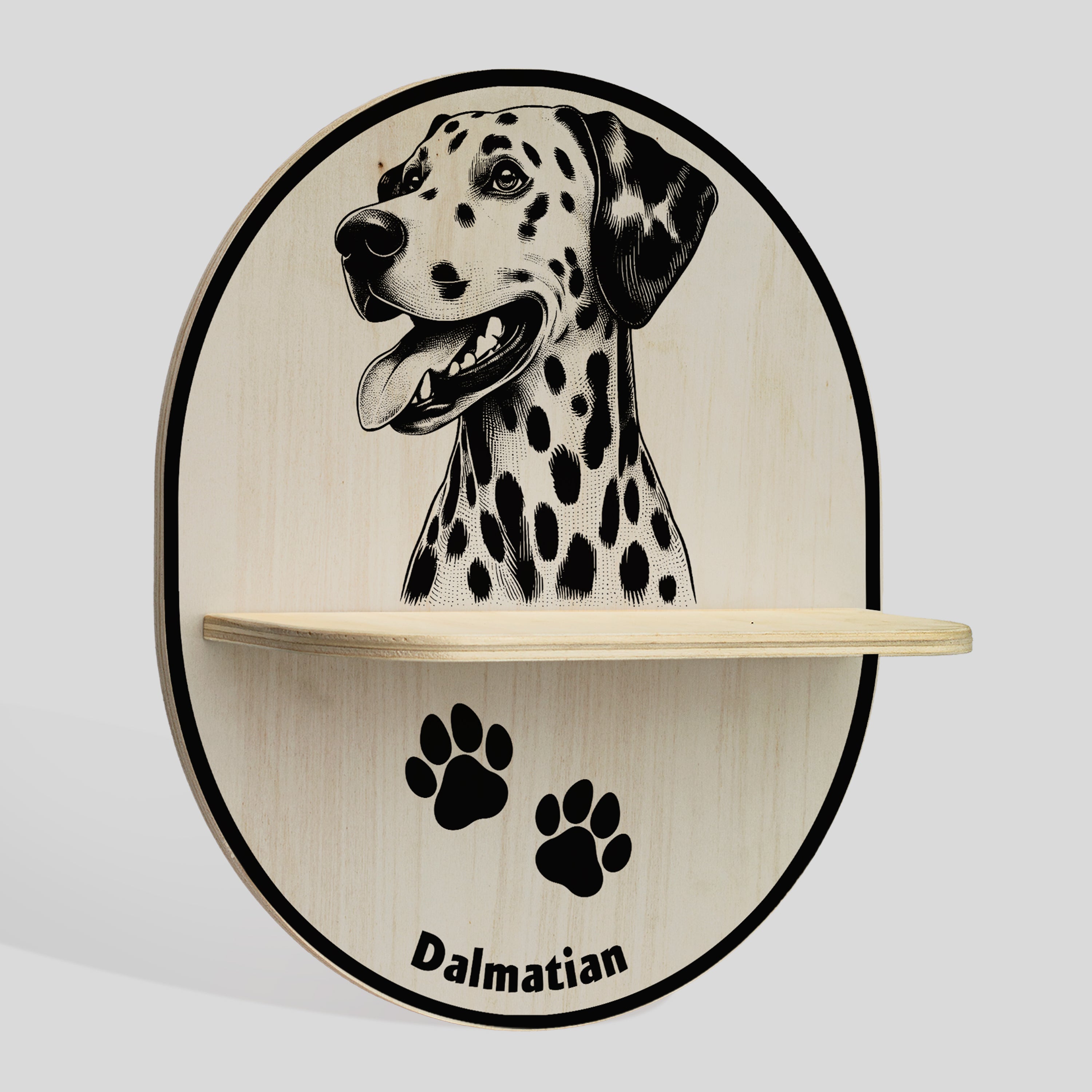 DALMATIAN DOG Półka owalna