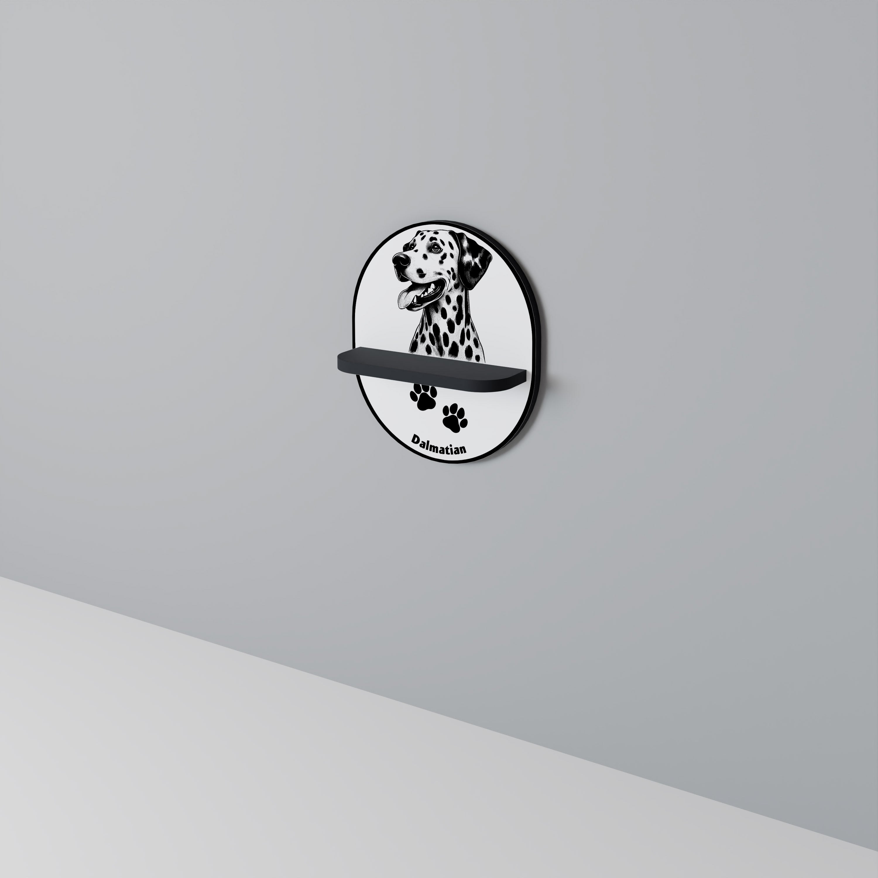 DALMATIAN DOG Art Shelf