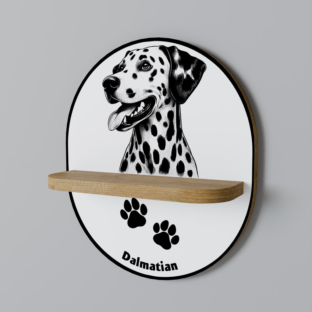 DALMATIAN DOG Decorative Art Shelf