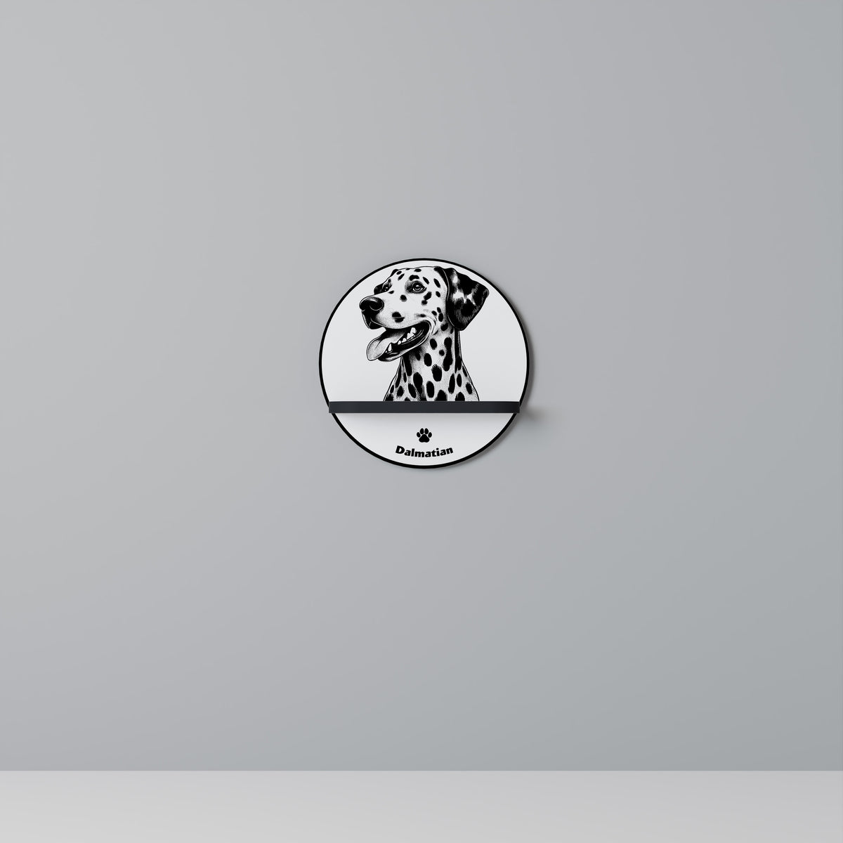 DALMATIAN DOG Art Shelf