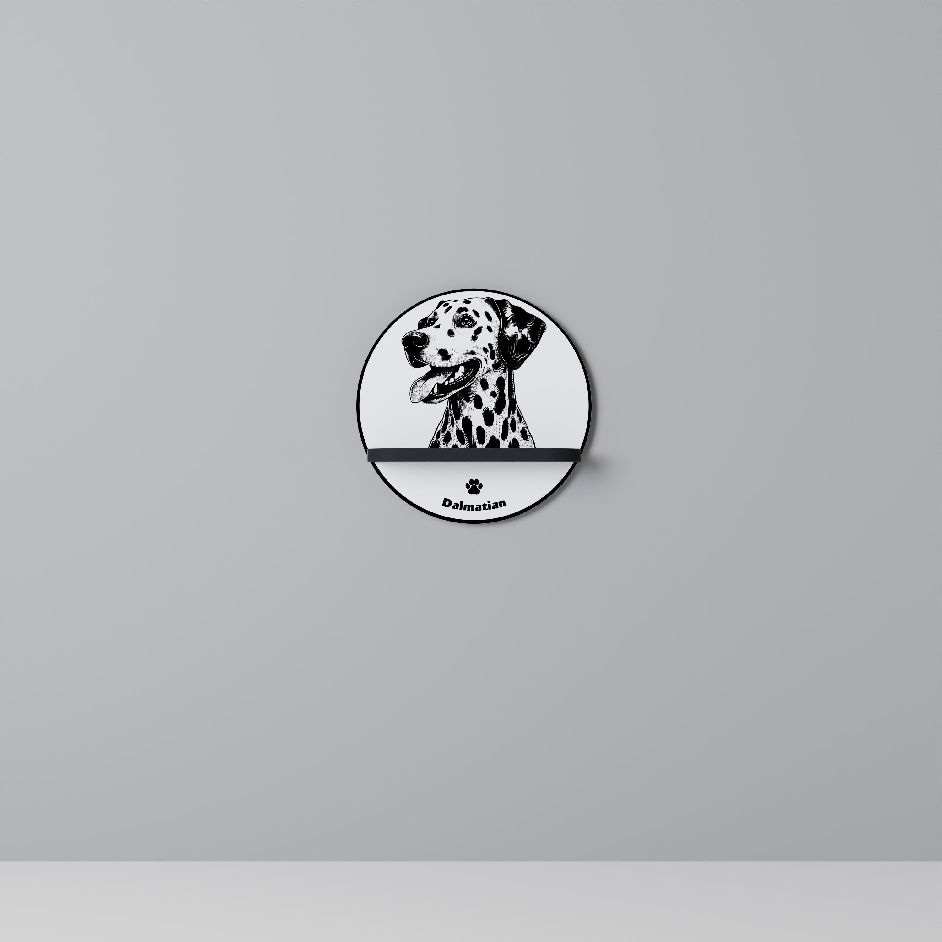 DALMATIAN DOG Decorative Art Shelf