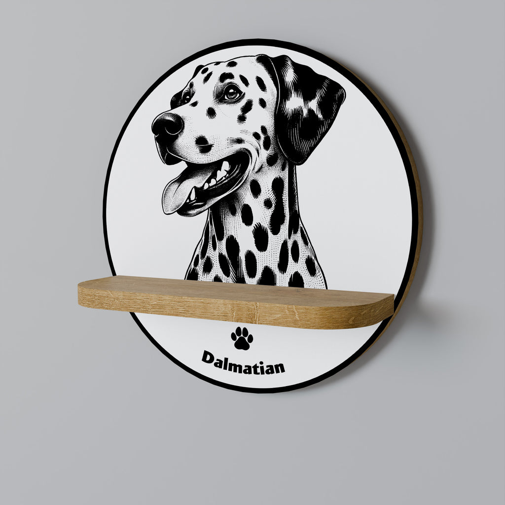 DALMATIAN DOG Decorative Art Shelf