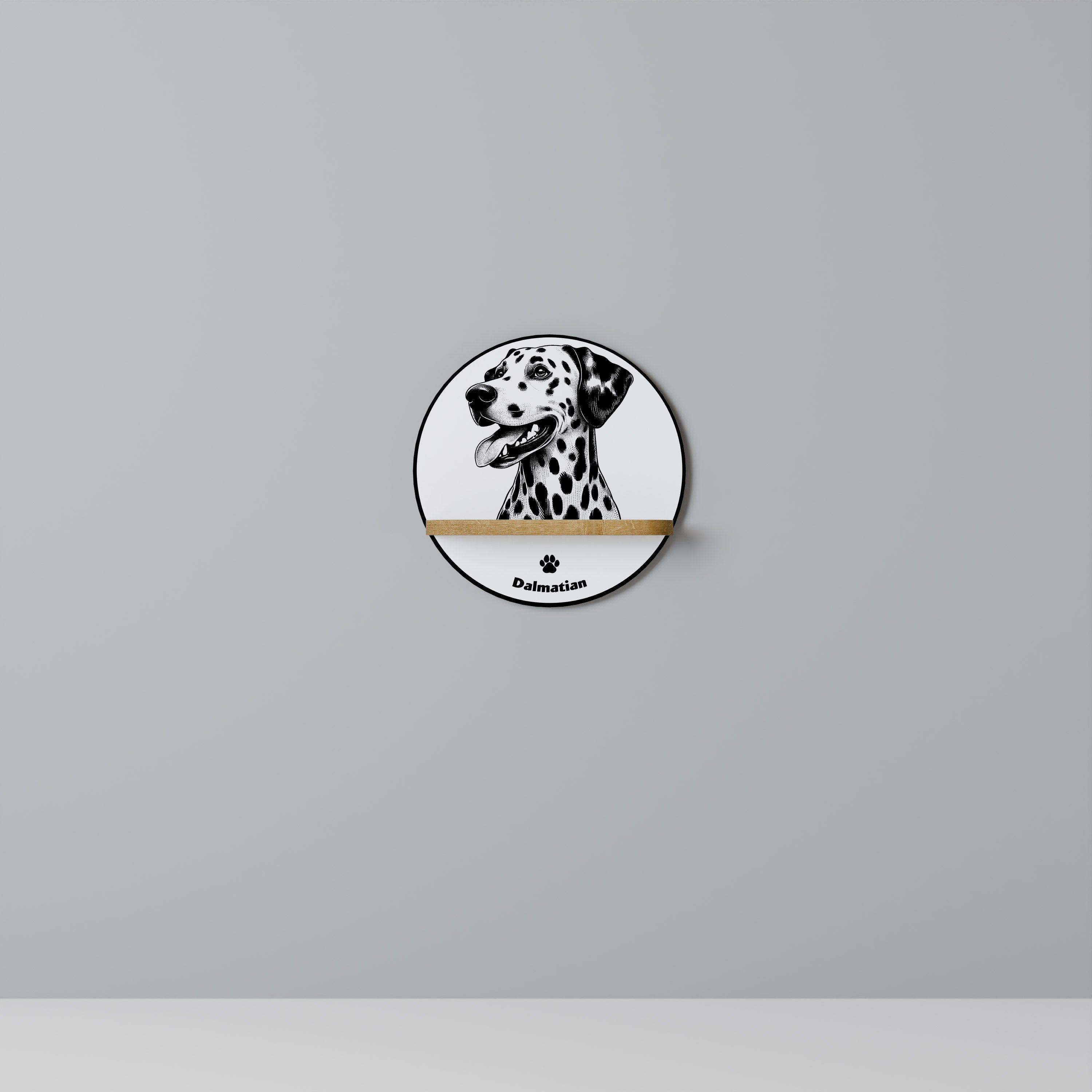 DALMATIAN DOG Decorative Art Shelf