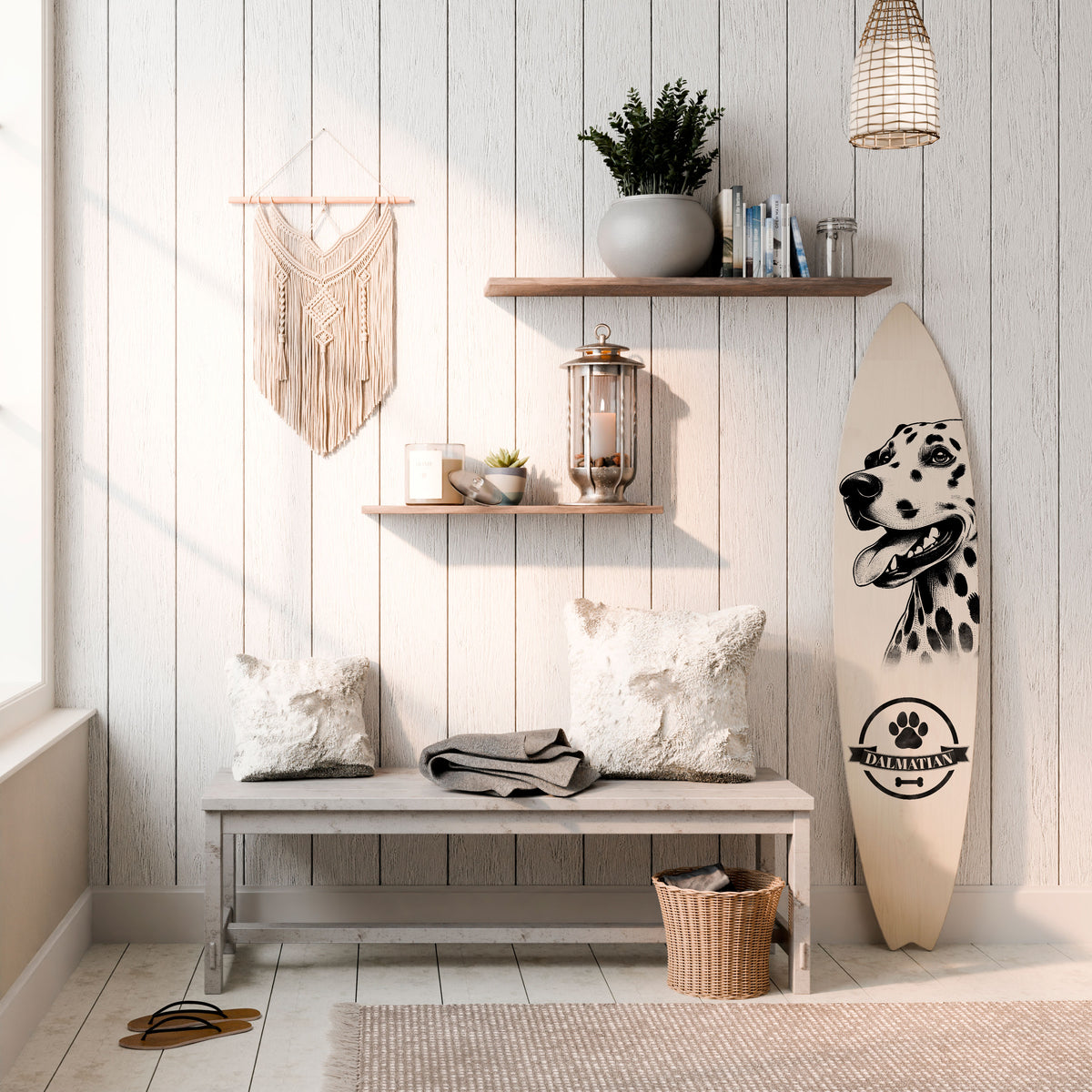 DALMATIAN DOG Διακοσμητική σανίδα Surf
