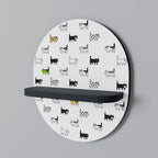 CATS COMPILATION Decorative Art Shelf