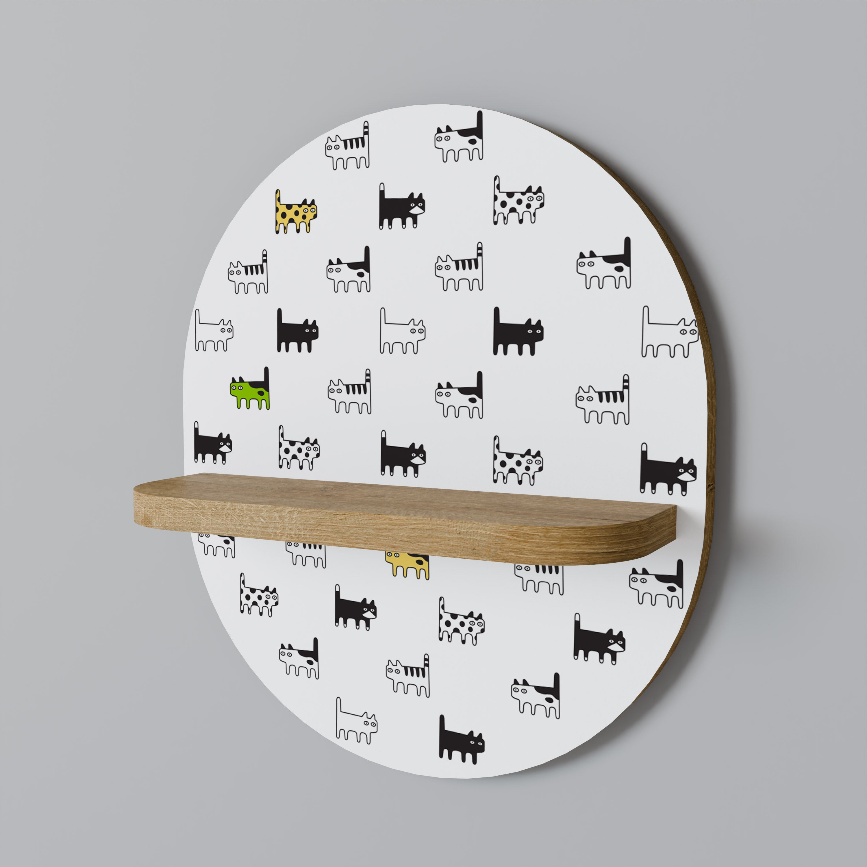 CATS COMPILATION Decorative Art Shelf