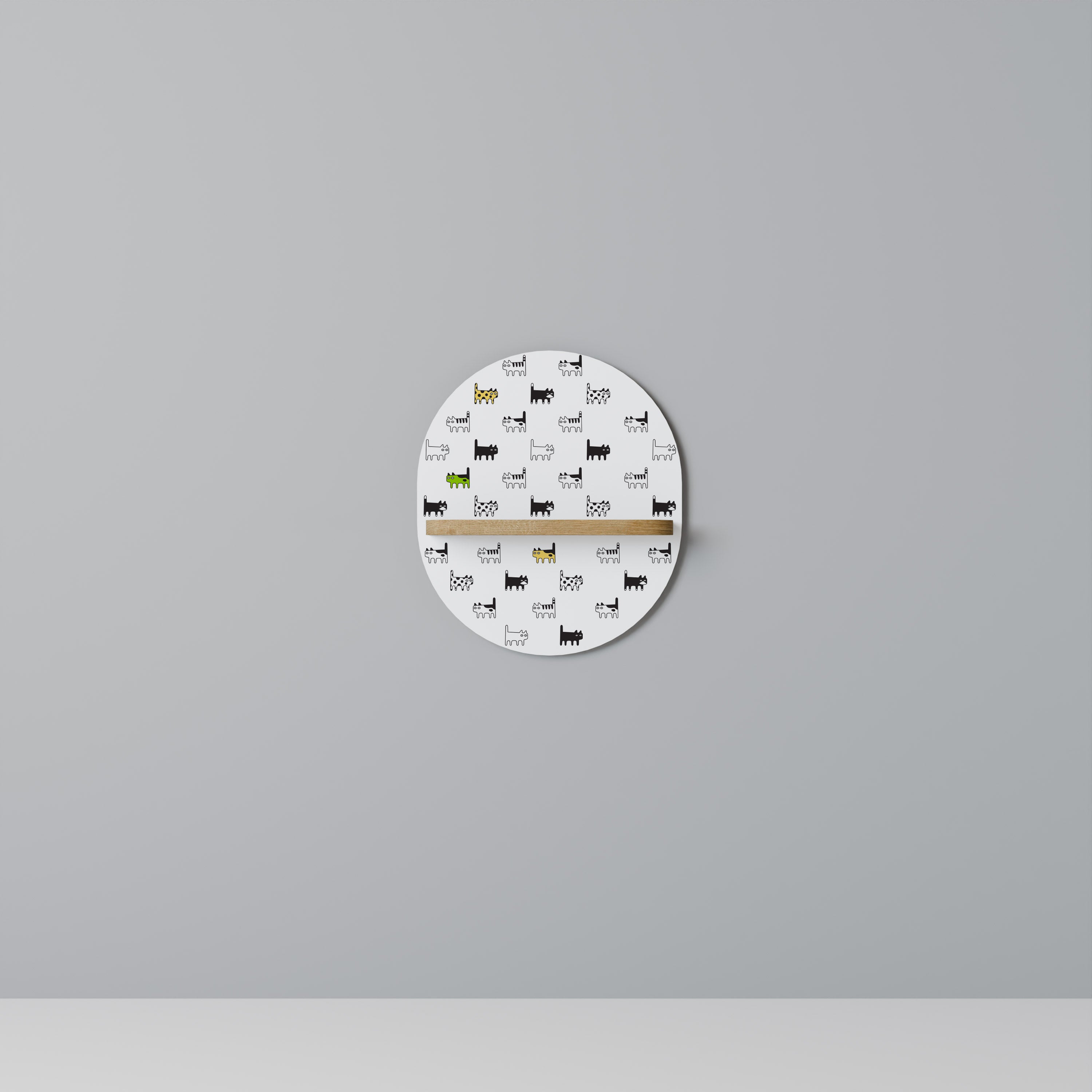 CATS COMPILATION Decorative Art Shelf