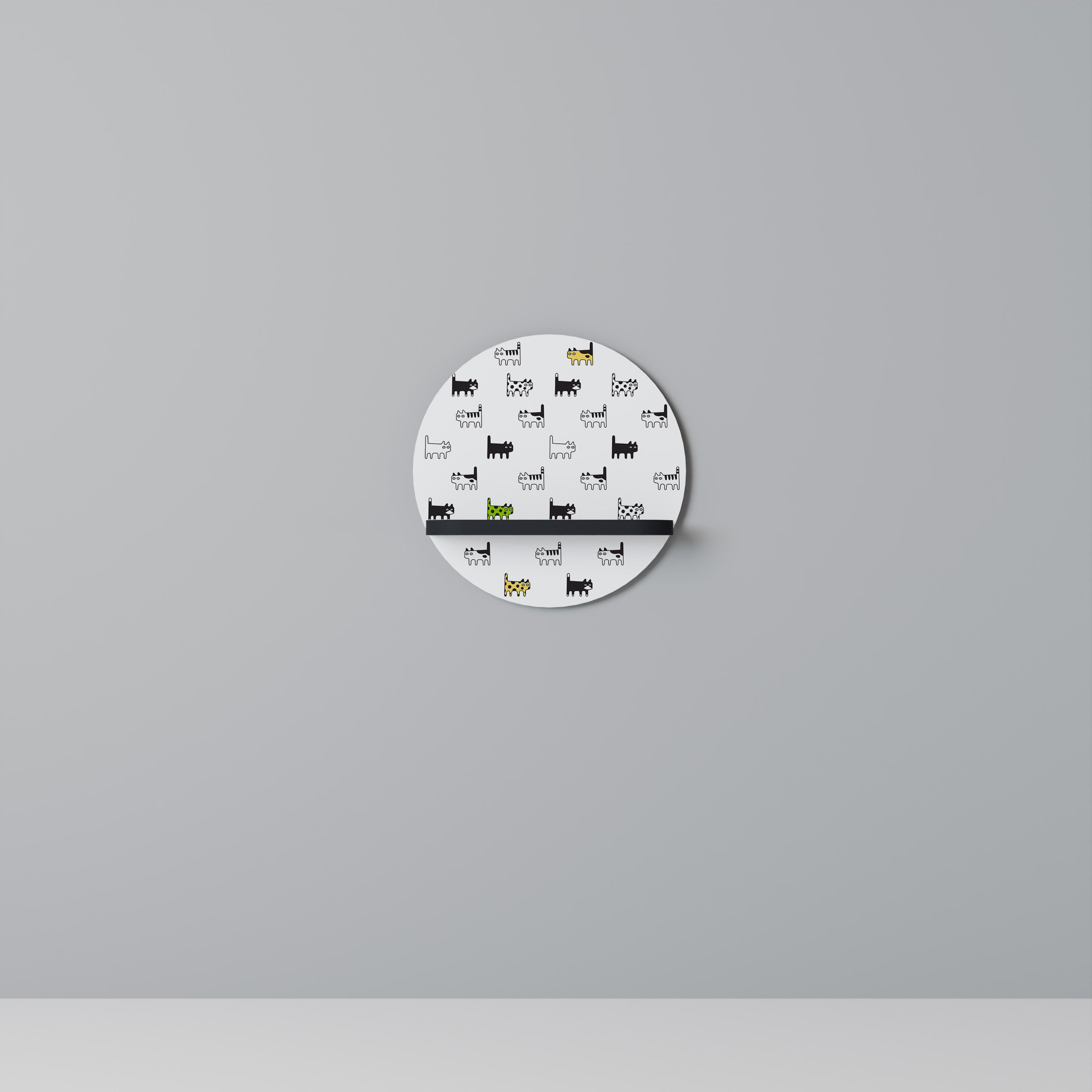 CATS COMPILATION Decorative Art Shelf