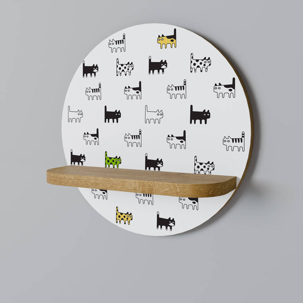 CATS COMPILATION Decorative Art Shelf