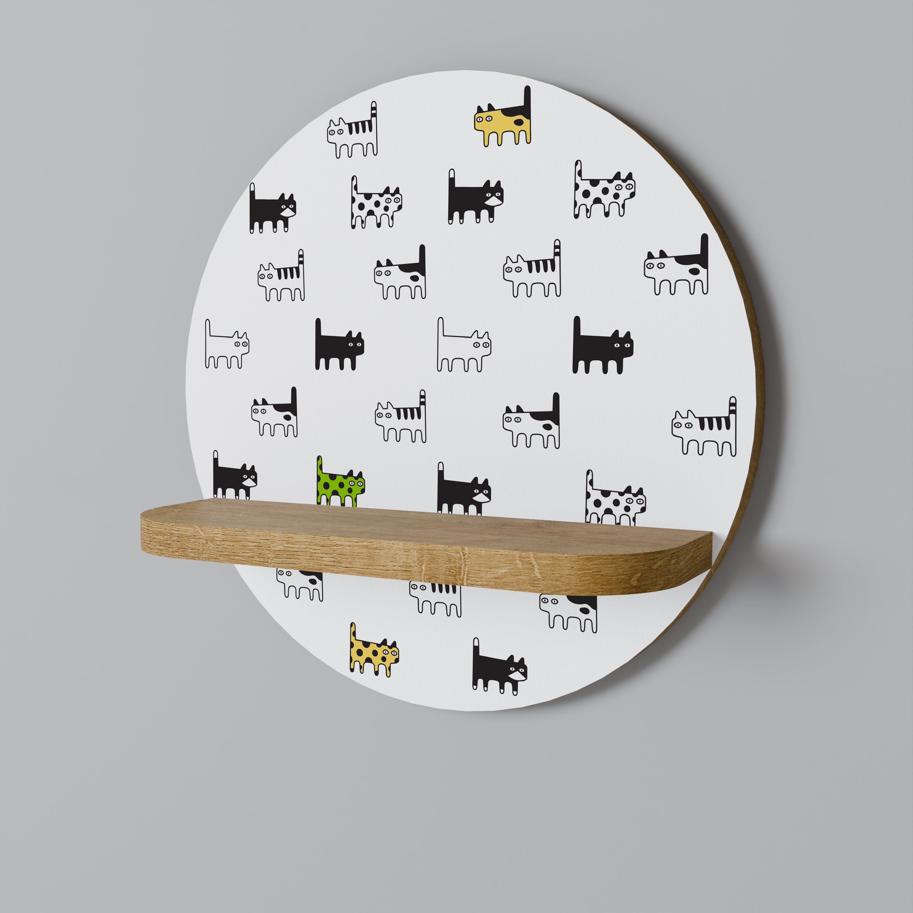 CATS COMPILATION Decorative Art Shelf