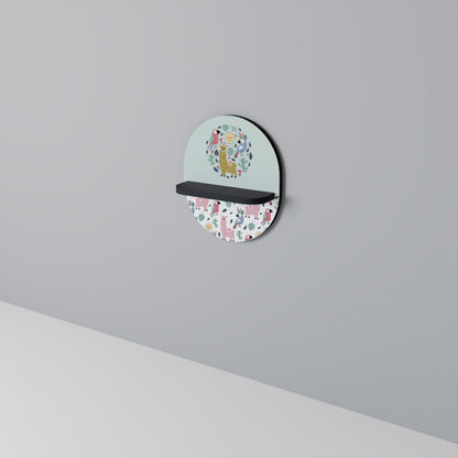COLORFUL ALPACAS Art Shelf