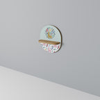 COLORFUL ALPACAS Decorative Art Shelf