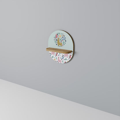 COLORFUL ALPACAS Art Shelf