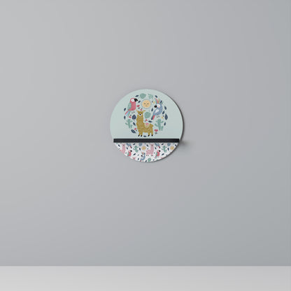 COLORFUL ALPACAS Art Shelf