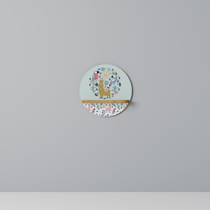 COLORFUL ALPACAS Art Shelf