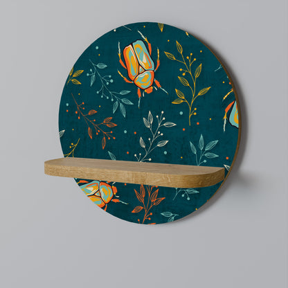 AUTUMN INSECTS Art Shelf