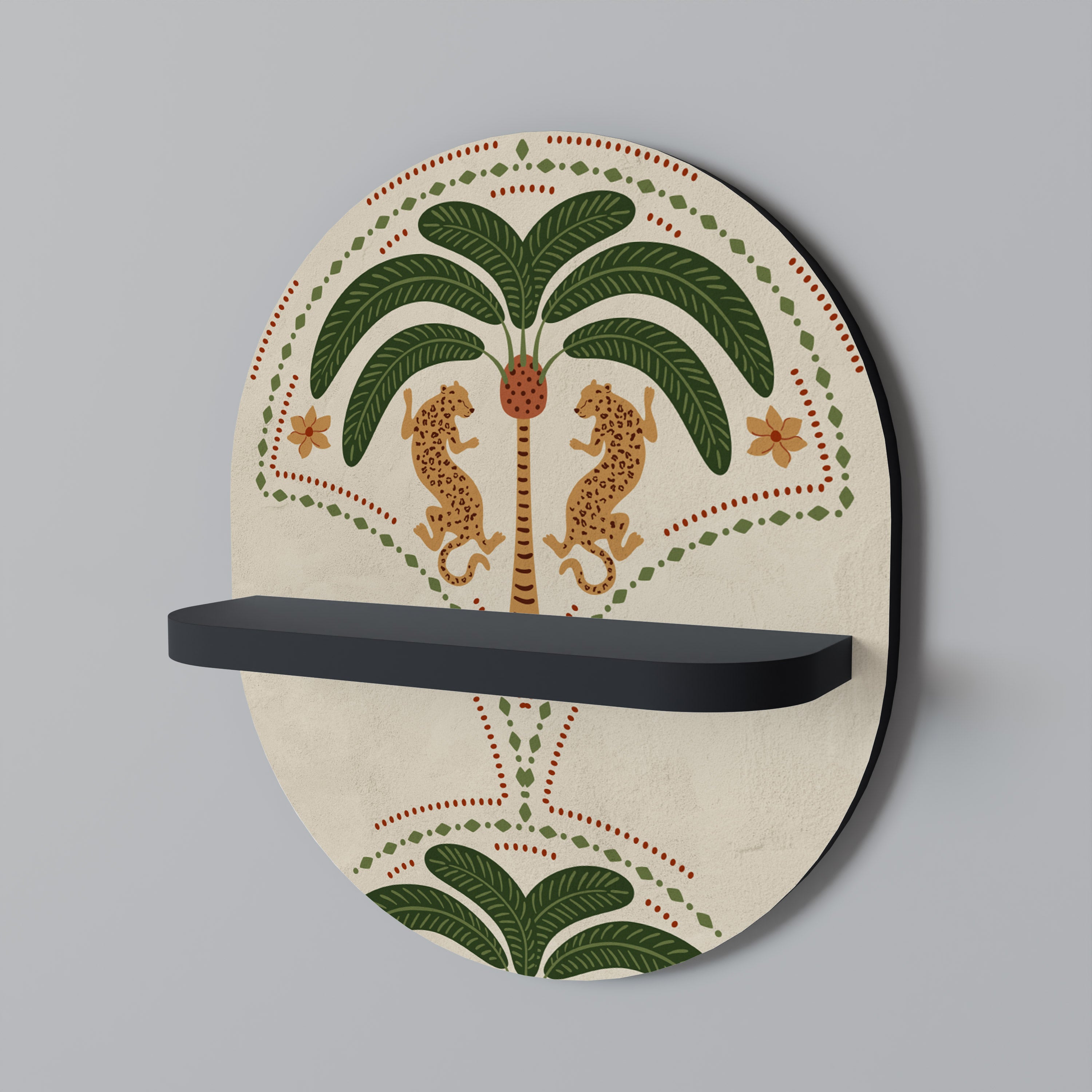 DANCING PREDATORS Decorative Art Shelf