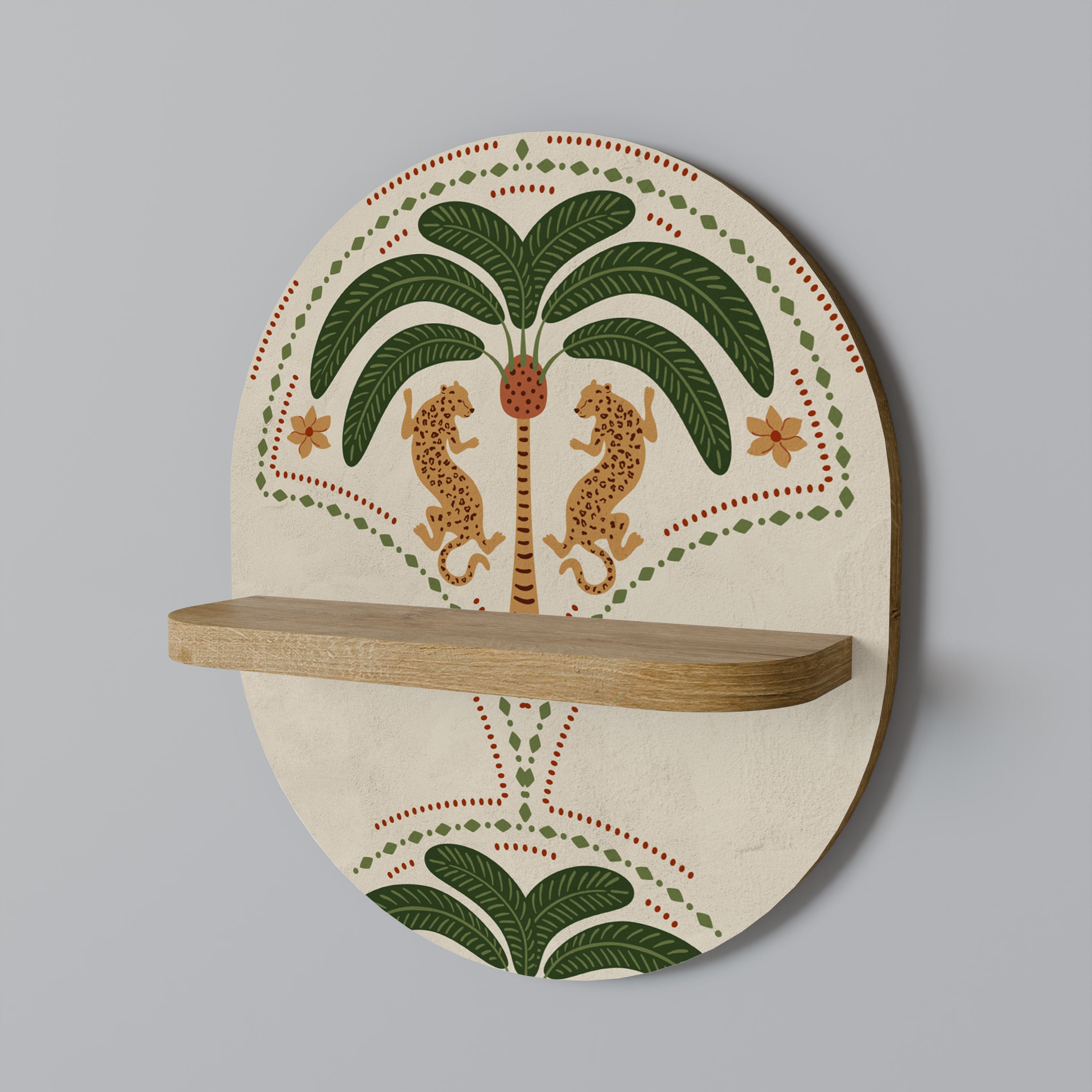 DANCING PREDATORS Decorative Art Shelf