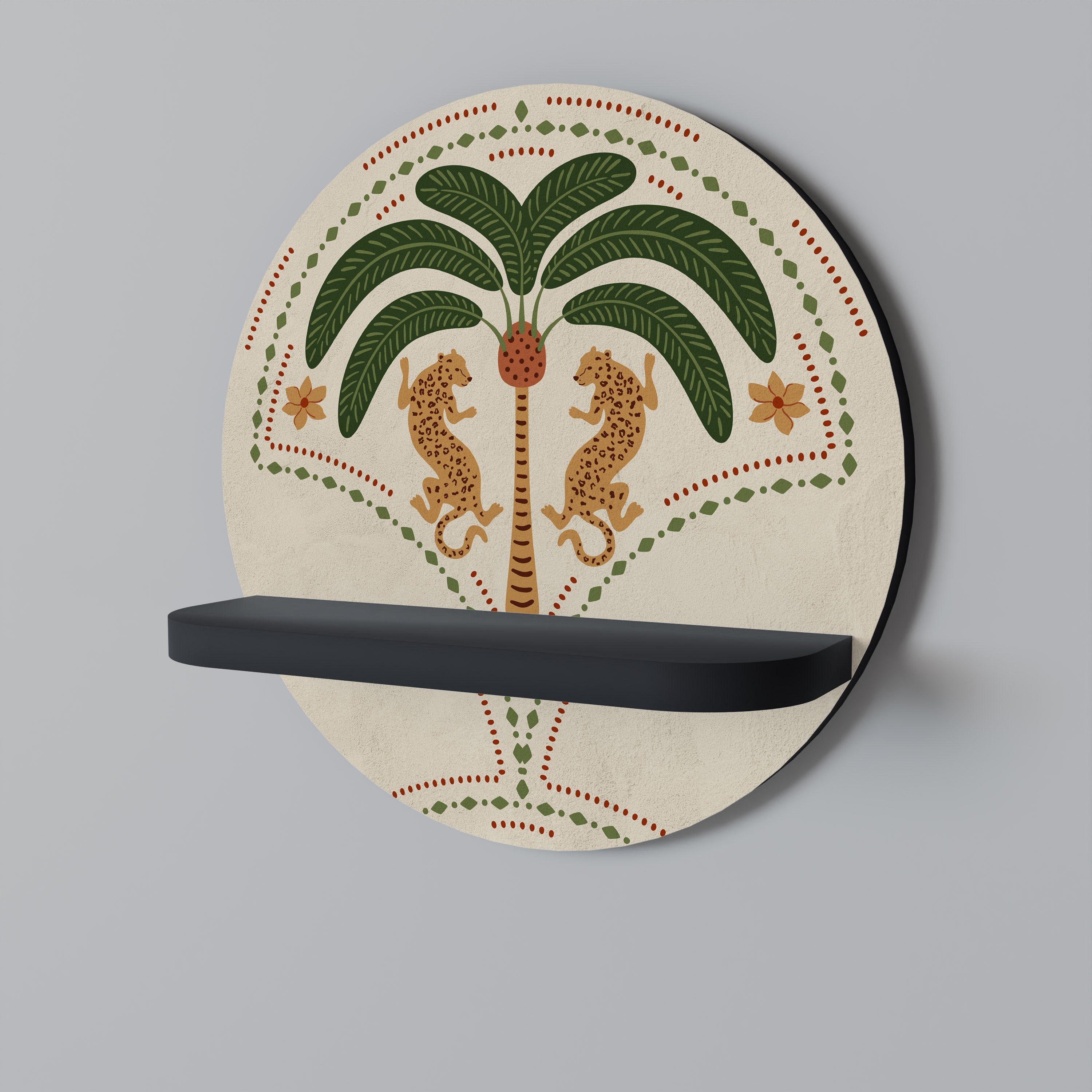 DANCING PREDATORS Decorative Art Shelf