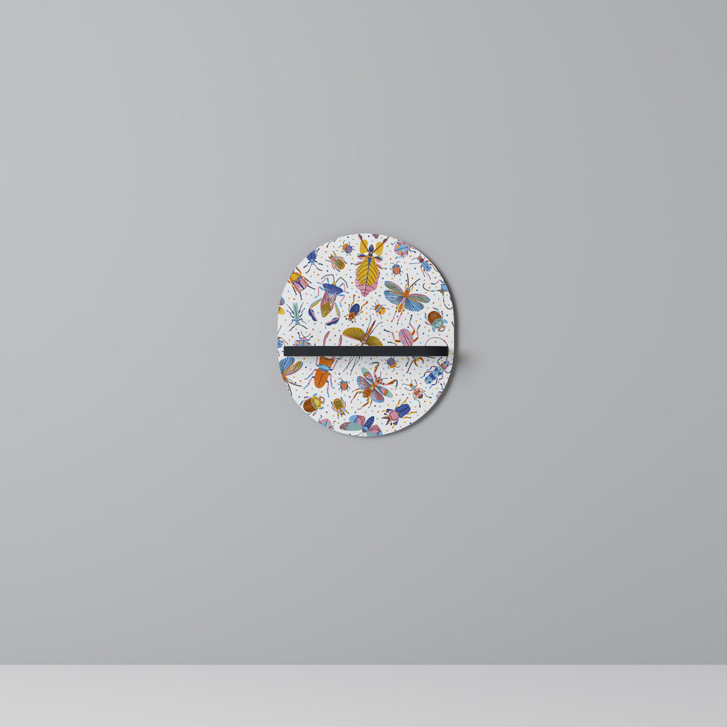 COLORFUL INSECTS Decorative Art Shelf