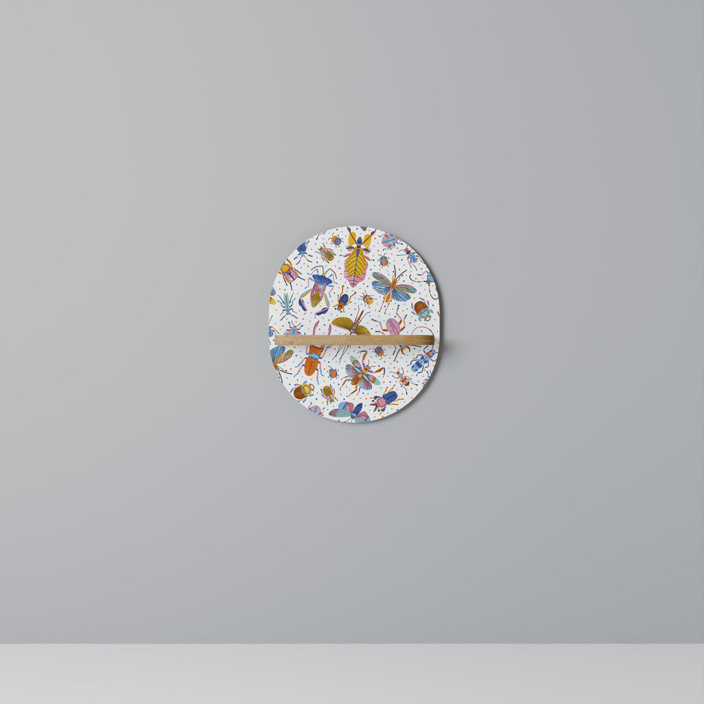 COLORFUL INSECTS Decorative Art Shelf