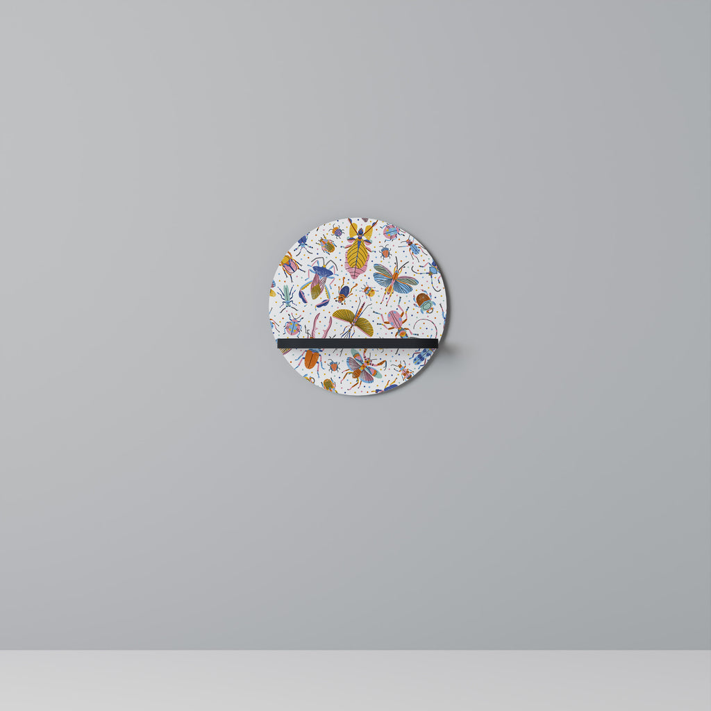 COLORFUL INSECTS Decorative Art Shelf