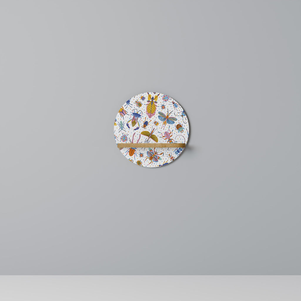 COLORFUL INSECTS Decorative Art Shelf