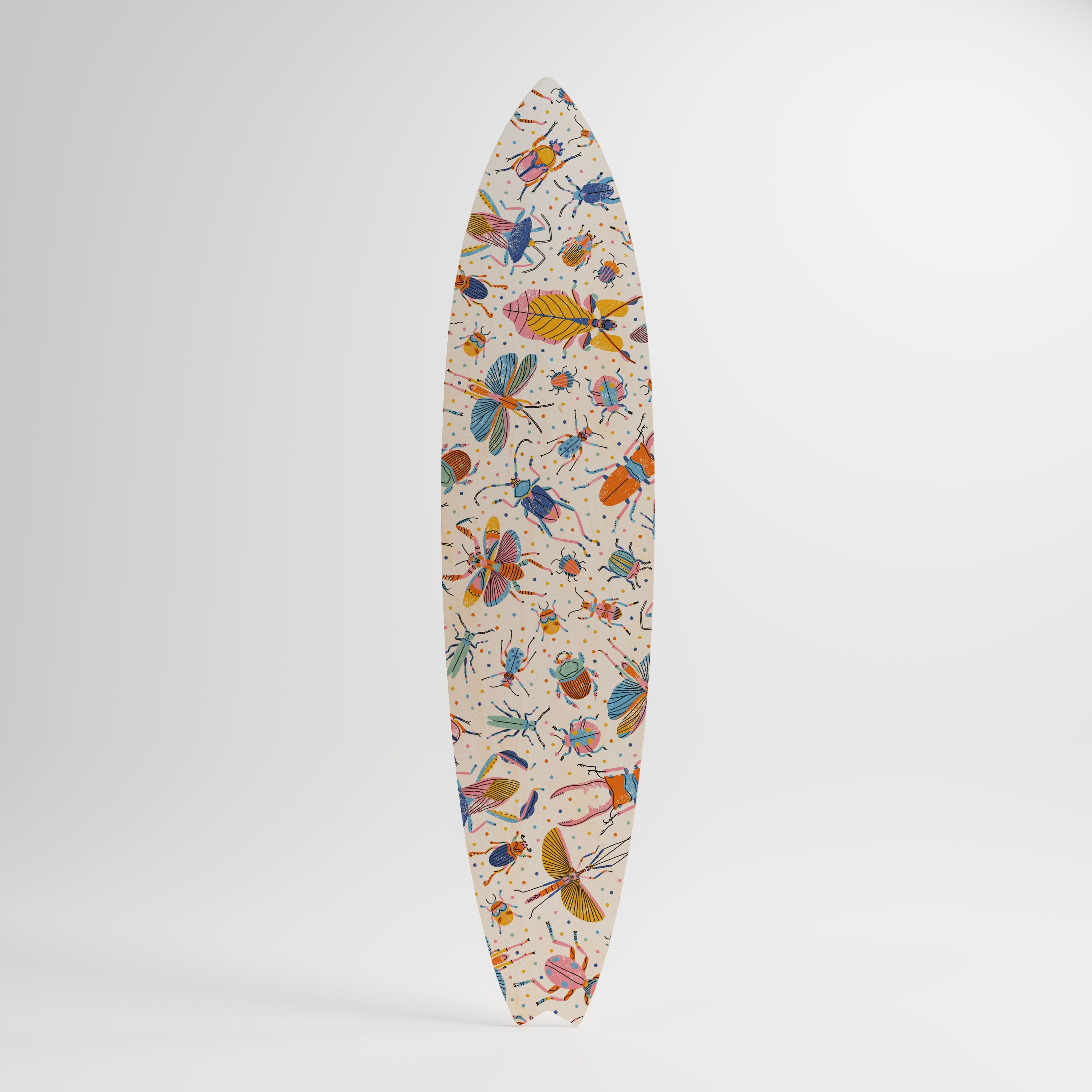 COLORFUL INSECTS Surfboard Decorative Panel