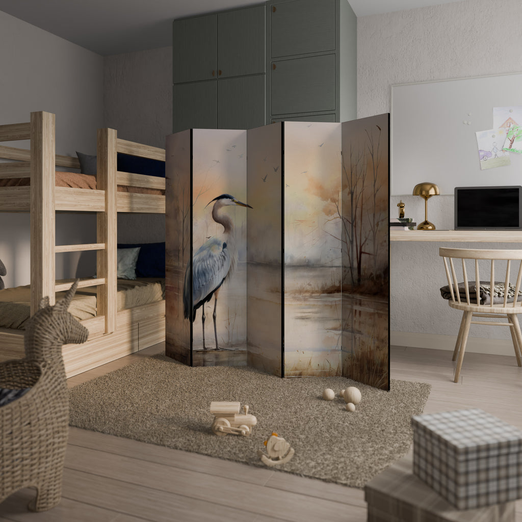 HERON DAYDREAM Dekorativ rumsavdelare – 5 paneler