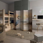 HERON DAYDREAM Dekorativ rumsavdelare – 5 paneler