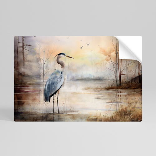 HERON DAYDREAM Αυτοκόλλητη Αφίσα οριζόντια