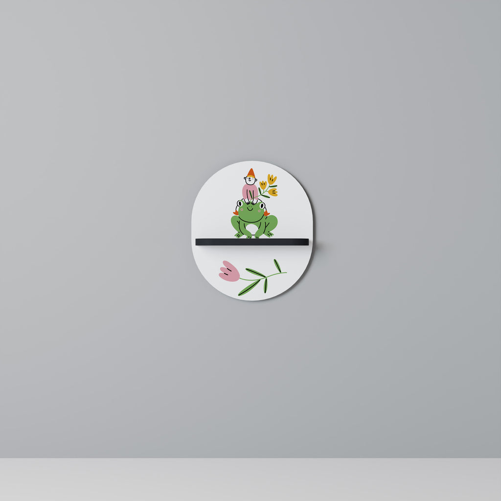 GARDEN INHABITANTS Decorative Art Shelf