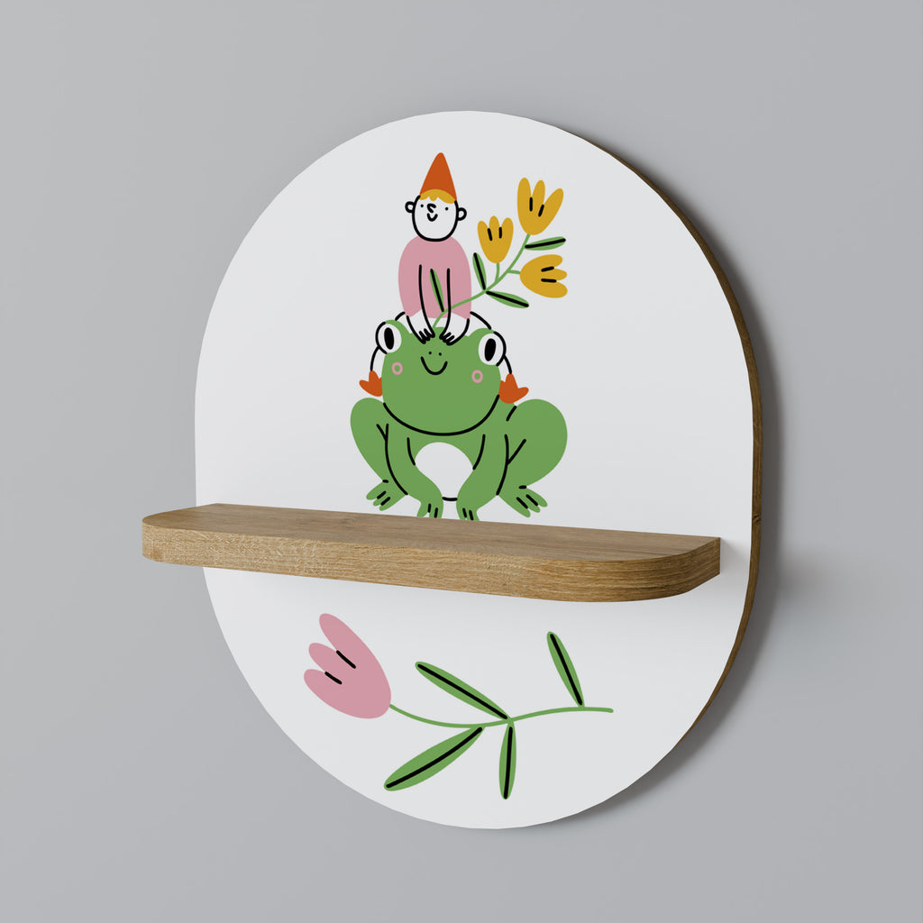 GARDEN INHABITANTS Decorative Art Shelf