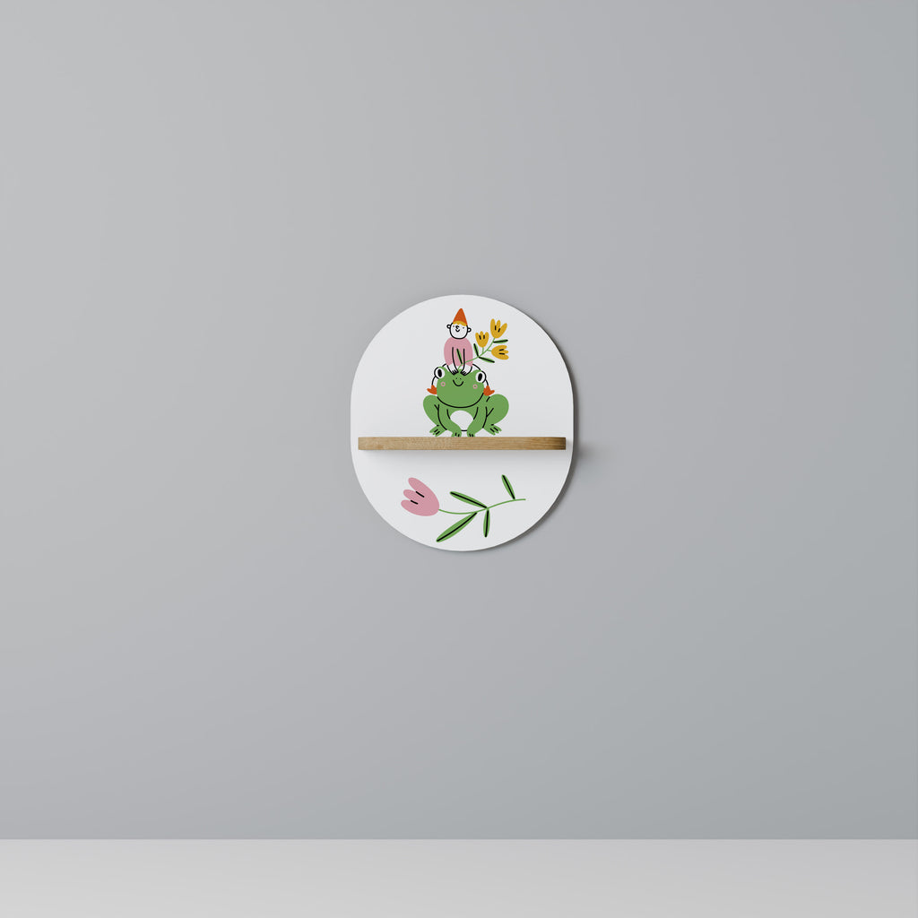 GARDEN INHABITANTS Decorative Art Shelf