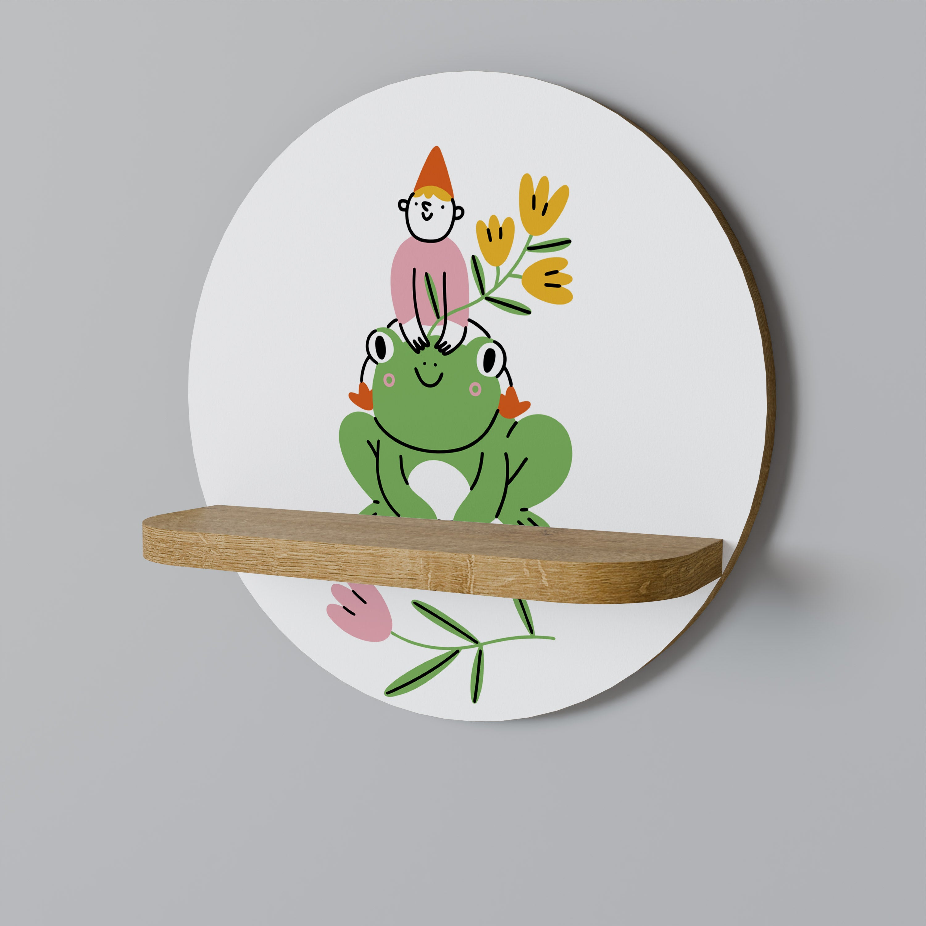 GARDEN INHABITANTS Decorative Art Shelf