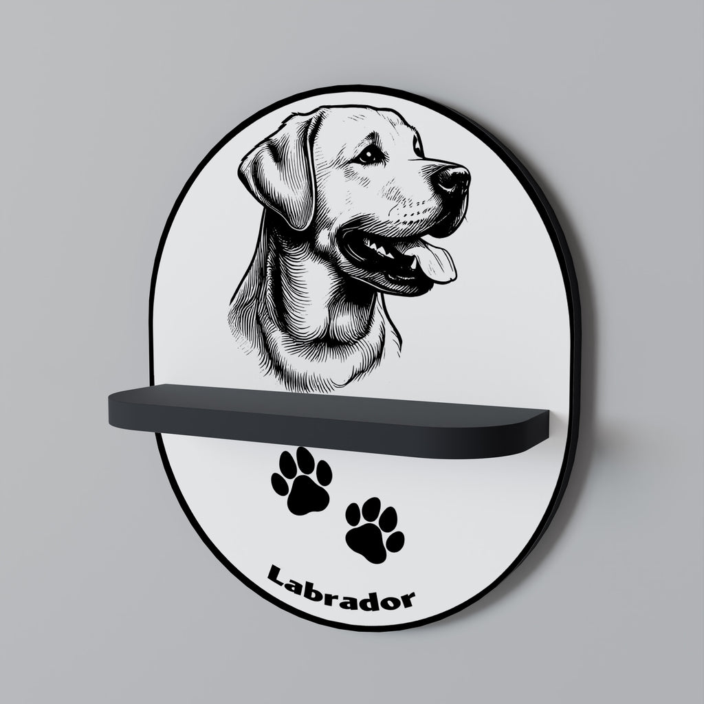 LABRADOR DOG Decorative Art Shelf