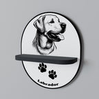 LABRADOR DOG Decorative Art Shelf