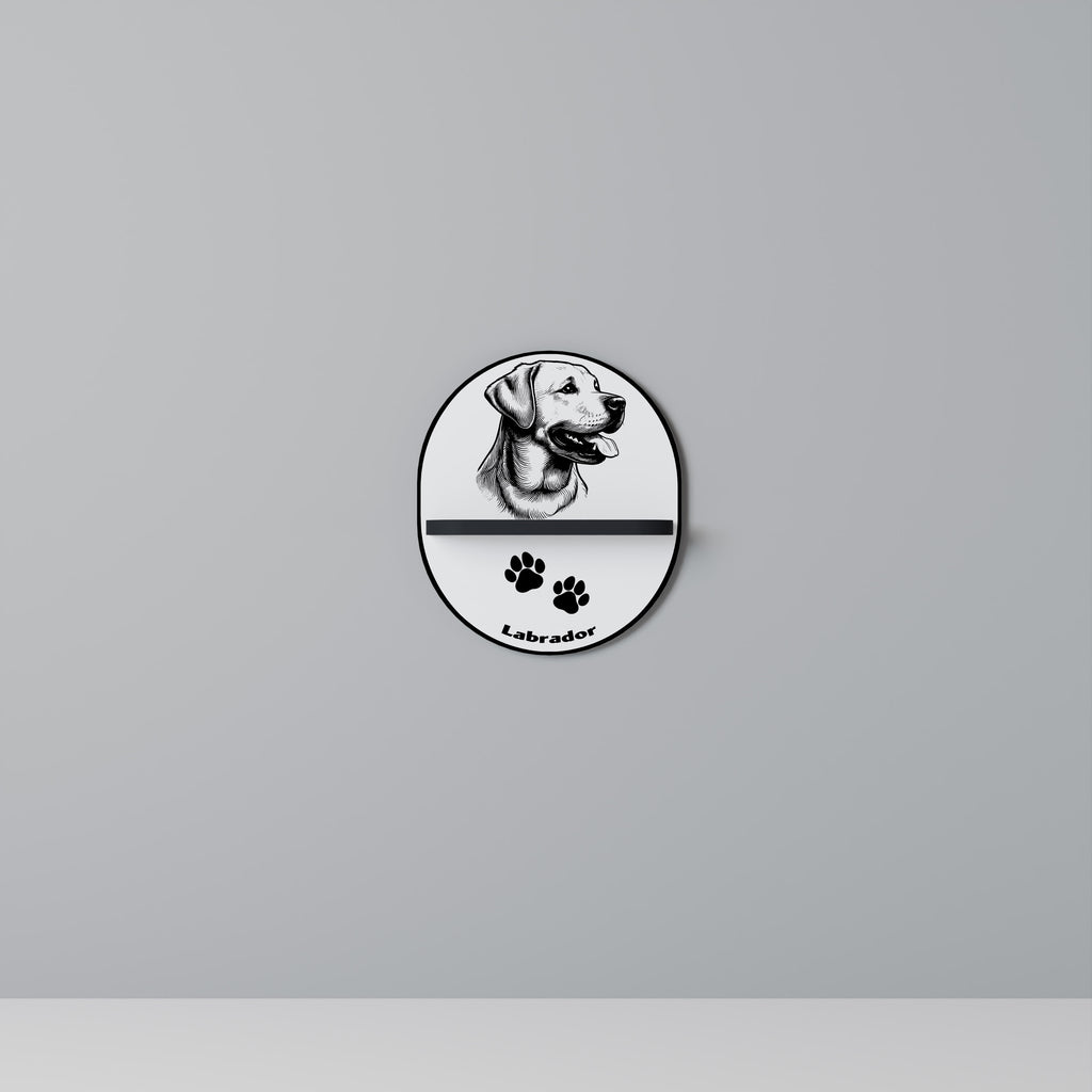 LABRADOR DOG Decorative Art Shelf