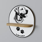 LABRADOR DOG Decorative Art Shelf
