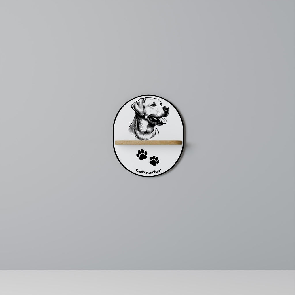 LABRADOR DOG Decorative Art Shelf