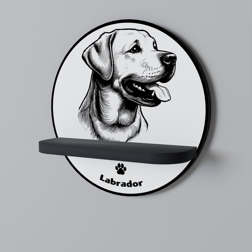 LABRADOR DOG Decorative Art Shelf