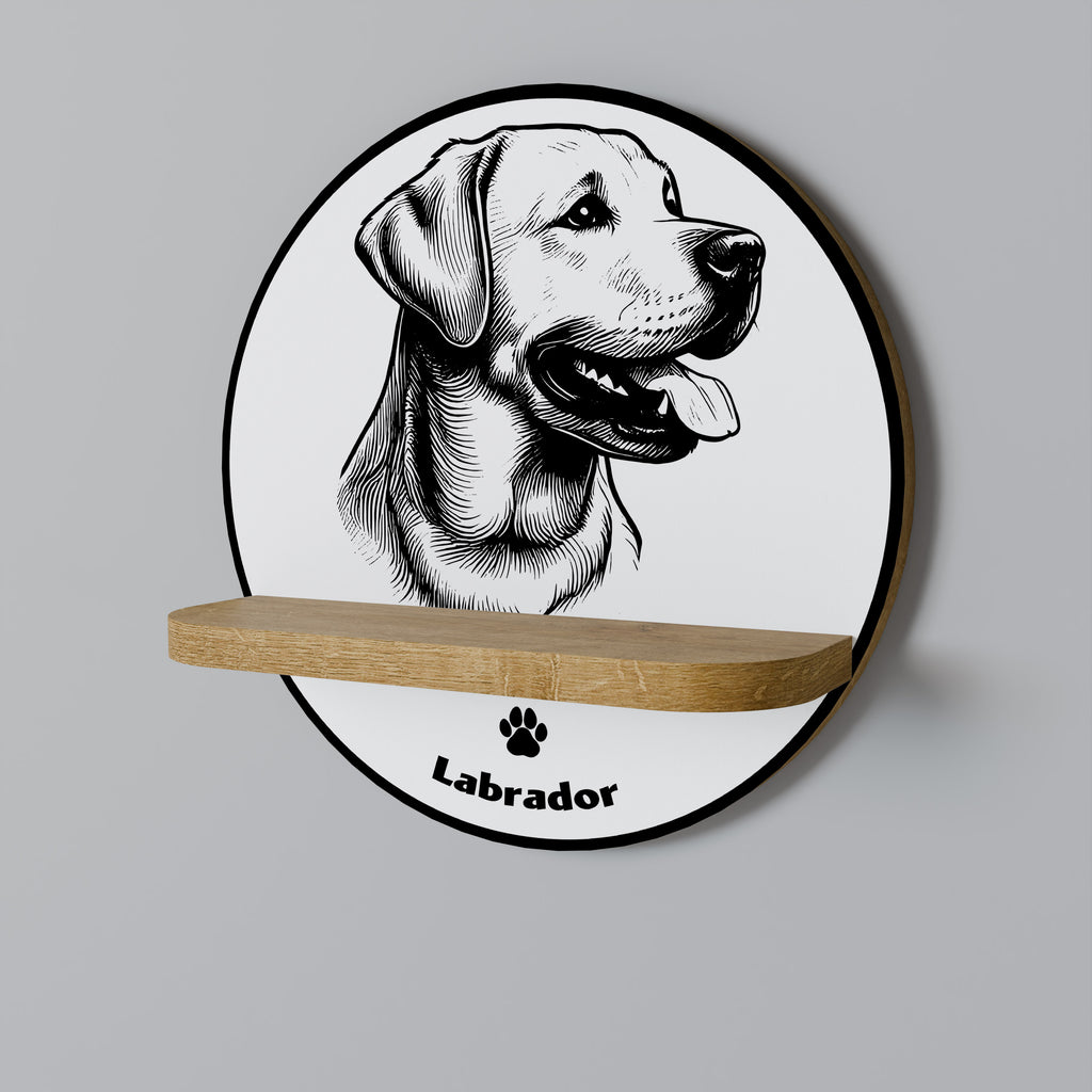 LABRADOR DOG Decorative Art Shelf
