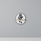 WHITE SHEPHERD DOG Decorative Art Shelf